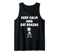 Little Zombies Halloween Dead eat Brains Zombie Tank Top