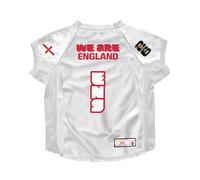 Littlearth Big Pet Stretch Jersey - Officially Licensed FIFA World Cup 2026, Team: England, Size: Big (Back:24"-38";Chest Girth:32"-38";Neck:18";Wt:60-200lbs)
