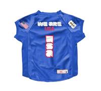 Littlearth Big Pet Stretch Jersey - Officially Licensed FIFA World Cup 2026, Team: USA, Size: Big (Back:24"-38";Chest Girth:32"-38";Neck:18";Wt:60-200lbs)