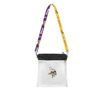 Littlearth Minnesota Vikings NFL Clear Satchelette with 3D Logo