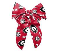 Littlearth NCAA Georgia Bulldogs Big Bow Hair Clip