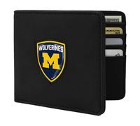 Littlearth NCAA Michigan Wolverines Shield Wallet in Black Color