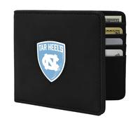 Littlearth NCAA North Carolina Tar Heels Shield Wallet in Black Color