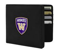 Littlearth NCAA Washington Huskies Shield Wallet in Black Color