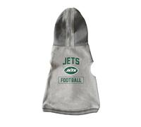 Littlearth New York Jets NFL Pet Hooded Crewneck Team Color