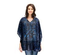 Littlearth NFL Carolina Panthers Caftan, Team Color, One Size Fits Most Fans