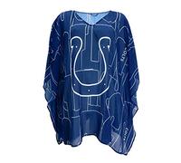 Littlearth NFL Indianapolis Colts Adult Women Mega Caftan, Navy, One Size