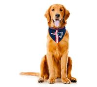 Littlearth NFL New England Patriots Pet Bandana, Team Color, Medium