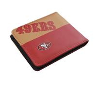 Littlearth NFL San Francisco 49ers Bi-Fold Wallet, Team Color, 4” x 5" x 1”