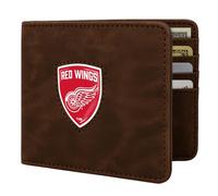 Littlearth NHL Detroit Red Wings Shield Wallet in Brown Color