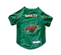 Littlearth NHL Minnesota Wild Stretch Pet Jersey, Large