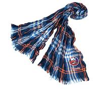 Littlearth NHL New York Islanders Plaid Crinkle Scarf