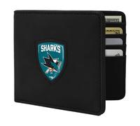 Littlearth NHL San Jose Sharks Shield Wallet in Black Color