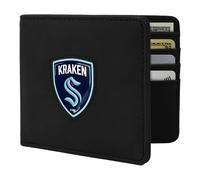 Littlearth NHL Seattle Kraken Shield Wallet in Black Color
