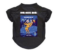 Littlearth Pet T-Shirt - Officially Licensed FIFA 2026 Houston Edition, Black, Medium