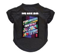 Littlearth Pet T-Shirt - Officially Licensed FIFA 2026 Kansas City Edition, Black, Medium