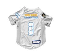 Littlearth Stretch Pet Jersey - Officially Licensed FIFA World Cup 2026, Team: Argentina, Size: X-Large