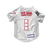 Littlearth Stretch Pet Jersey - Officially Licensed FIFA World Cup 2026, Team: England, Size: X-Large