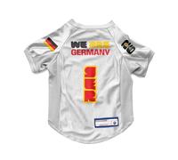 Littlearth Stretch Pet Jersey - Officially Licensed FIFA World Cup 2026, Team: Germany, Size: X-Large