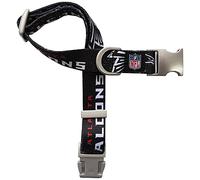 Littlearth Unisex-Adult NFL Atlanta Falcons Premium Pet Collar, Team Color, Medium
