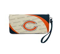 Littlearth Unisex-Adult NFL Chicago Bears Curve Zip Organizer, Team Color, 8" x 4" x 1"