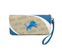 Littlearth Unisex-Adult NFL Detroit Lions Curve Zip Organizer, Team Color, 8" x 4" x 1"