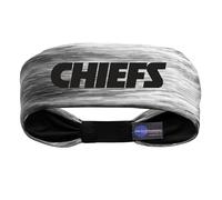 Littlearth Unisex-Adult NFL Kansas City Chiefs Tigerspace Headband, Grey, One Size
