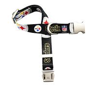 Littlearth Unisex-Adult NFL Pittsburgh Steelers Premium Pet Collar, Team Color, Small
