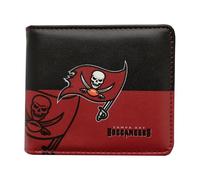 Littlearth Unisex-Adult NFL Tampa Bay Buccaneers - New Logo Bi-fold Wallet, Team Color, 4” x 5" x 1” (300903-BUCC-1)