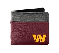 Littlearth Unisex-Adult NFL Washington Commanders Pebble Bi-Fold Wallet, Team Color, 5” x 4” x 1”, Team Color, 5” x 4” x 1”, Pebble Bi-fold Wallet