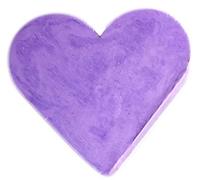 LITTLEBIGTREATS Handmade Mini Heart Shaped Soaps For Favours, Wedding, Guest, Shower, Gift-(10Pcs) (Lavender)