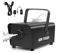 Littleboyny 400W Fog Machine, Smoke Machine,Mini Fog Smoke Machine with 2 Wired and Radio Remotes for DJ Disco Party,Halloween,Weddings Christmas