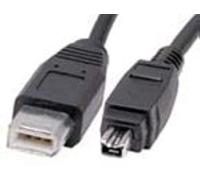 Littlebush Systems Limited 2m IEEE1394 Firewire cable (6 pin plug to 4 pin plug)