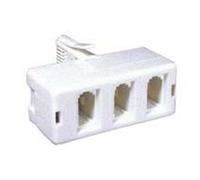 Littlebush Systems Limited BT (Telephone) Triple outlet adapter (4-wire)