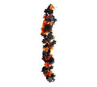 LITTLECANDLE Artificial Autumn Fall Maple Leaf Garland, 5.6Ft/Piece Hanging Vine Artificial Autumn Foliage Garland Thanksgiving Decor for Home Wedding Fireplace Party Christmas