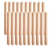 Littlecatch Age 5+ 20Pieces 8 Inch Wood Rhythm Sticks Music Percussion Sticks Lummi Sticks Classical Claves Musical Percussion Instrument Musical Sticks