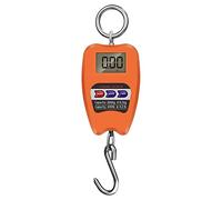 Littlecatch Mini Crane Scale Weighing Digital Industrial Hanging Scale 200Kg/441Lb Heavy Duty Hanging Hook Scales Orange