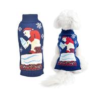Littledropet Dog Ugly Christmas Sweaters for Small Medium Large Dogs,Pet Christmas Funny Santa Claus Costume Outfits,Winter Warm Cat Clothes Sweatshirt for Chihuahua Poodle Bulldog,XL
