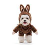 Littledropet Halloween Monster Small Large Dog Costume Elf Outfit,Brown M