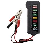 Littleduckling Car Battery Tester 6 LED Indicators Digital 12V Multi Functions Alternator Tester for Car Motorbike