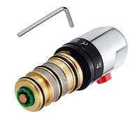 Littleduckling Thermostatic Bath Mixer Tap Shower Valve Handle Spare Repair Kit Cartridge Constant Temperature Control Brass