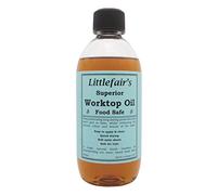 Littlefair’s Worktop Oil 500ml - All Round Protection & Food Safe Wood Oil - Kitchen Worktop Oil with Easy Apply & Quick Dry Formula - Wooden Worktop Oil for a Beautiful Satin Sheen - All Wood Types