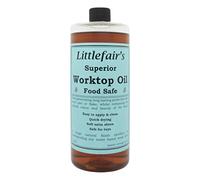 Littlefair’s Worktop Oil 5ltr - All Round Protection & Food Safe Wood Oil - Kitchen Worktop Oil with Easy Apply & Quick Dry Formula - Wooden Worktop Oil for a Beautiful Satin Sheen - All Wood Types