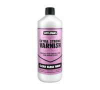 Littlefair's Extra Strong Wood Varnish - 1ltr - Water-Based, Fast Drying, Non-Yellowing, Low-Odour, Clear Finish (Gloss)