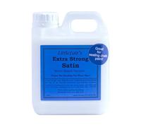 Littlefair's Extra Strong Wood Varnish - 1ltr - Water-Based, Fast Drying, Non-Yellowing, Low-Odour, Clear Finish (Satin)
