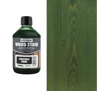 Littlefair's | Water Based Wood Dye | Special Colours Range | Indoor and Outdoor Use | Environmentally Friendly | Christmas Green (500ml)