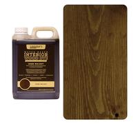 Littlefair's Wood Stain Water Based - 2.5 LTR - Indoor Furniture Stain Light & Dark Finishes - Special Non Toxic & Eco Friendly Formula - Wood Stain for Crafts - Colour: Dark Walnut