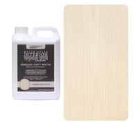Littlefair's Wood Stain Water Based - 2.5 LTR - Indoor Furniture Stain Light & Dark Finishes - Special Non Toxic & Eco Friendly Formula - Wood Stain for Crafts - Colour: Sensual Soft White