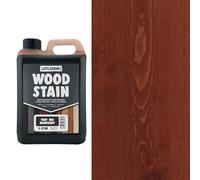 Littlefair's Wood Stain Water Based - 5 LTR - Indoor Furniture Stain Light & Dark Finishes - Special Non Toxic & Eco Friendly Formula - Wood Stain for Crafts - Colour: Very Red Mahogany