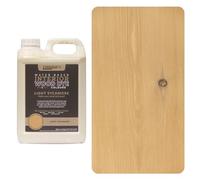 Littlefair's Wood Stain Water Based - 5 LTR - Indoor Furniture Stain Light & Dark Finishes - Special Non Toxic & Eco Friendly Formula - Wood Stain for Crafts - Colour: Light Sycamore